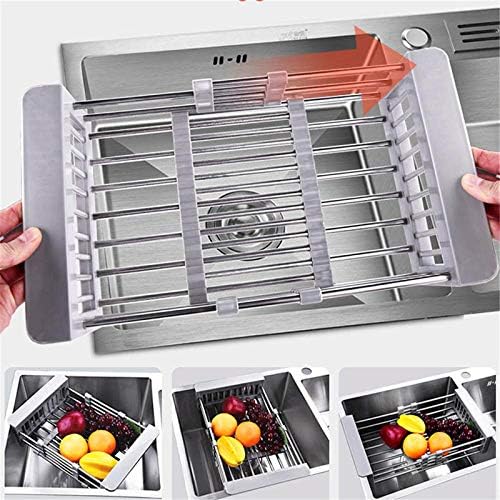 Fine Living - Extended Over Sink Drainer - Grey - Image 4