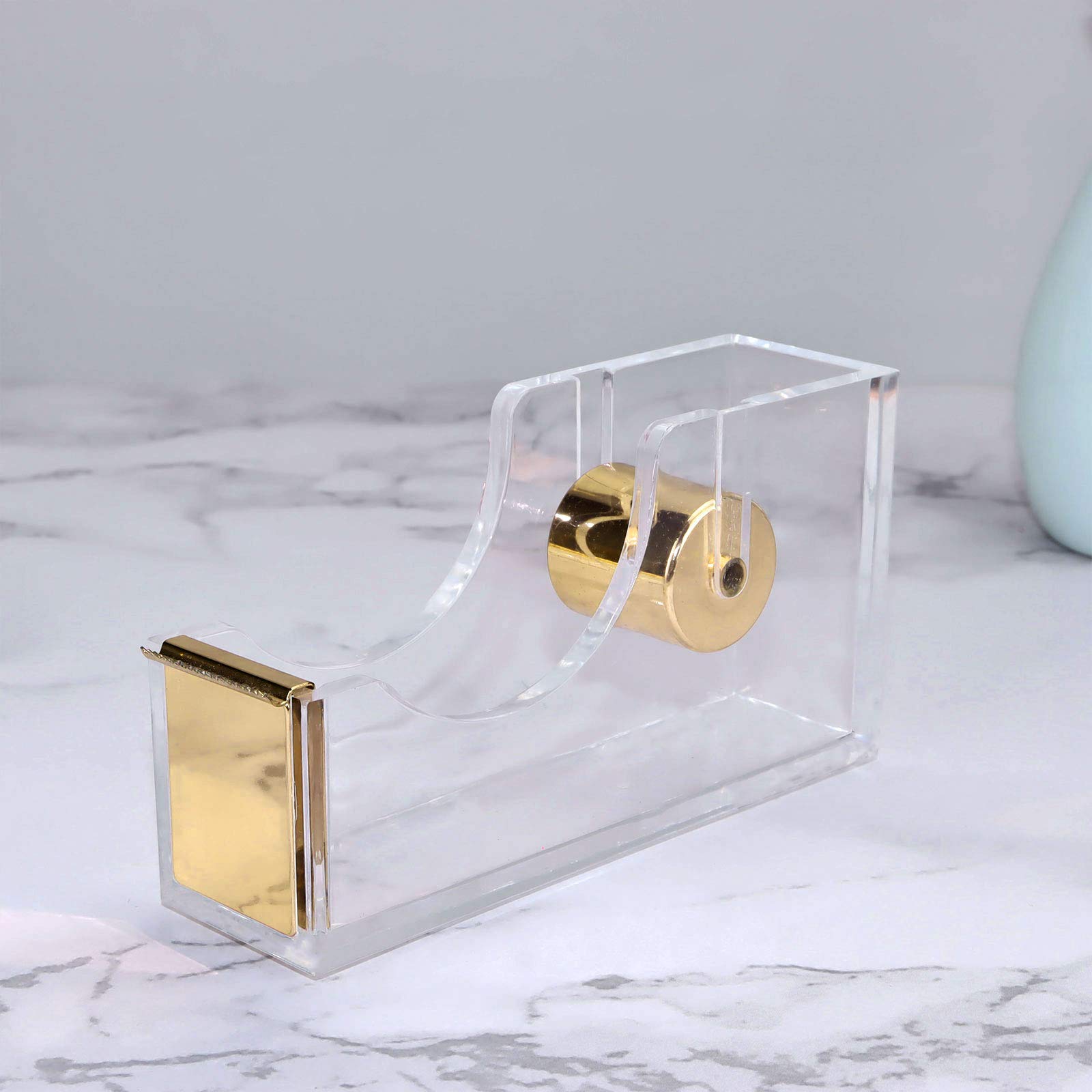 Acrylic Sellotape Holder - Gold - Image 7