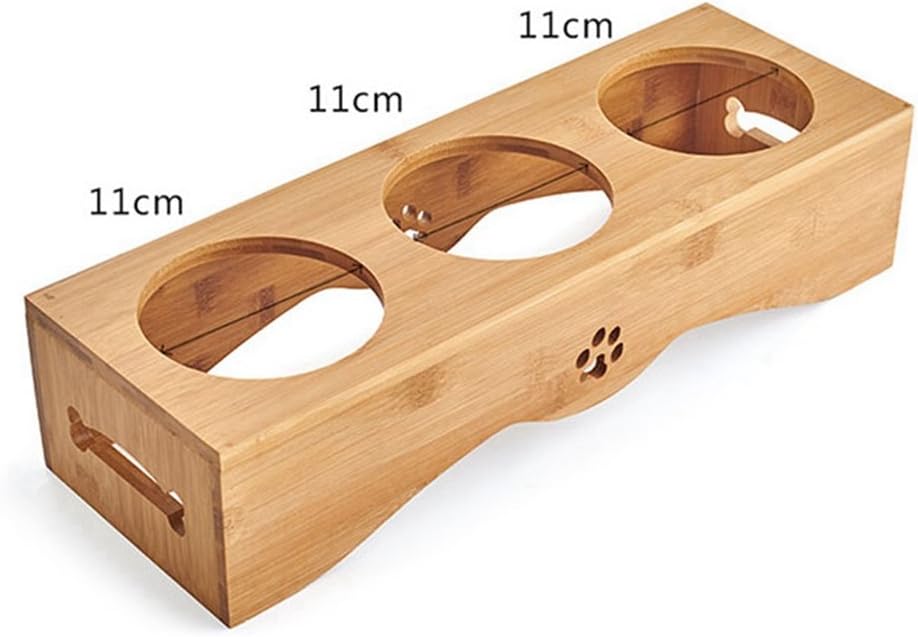 Juno Bamboo Stand Feeding Bowl - Rex - Image 3