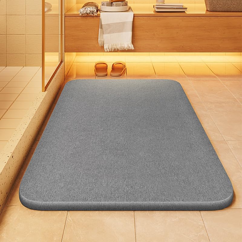 Diatom Mud Bath Mat- Dark Grey - Image 8