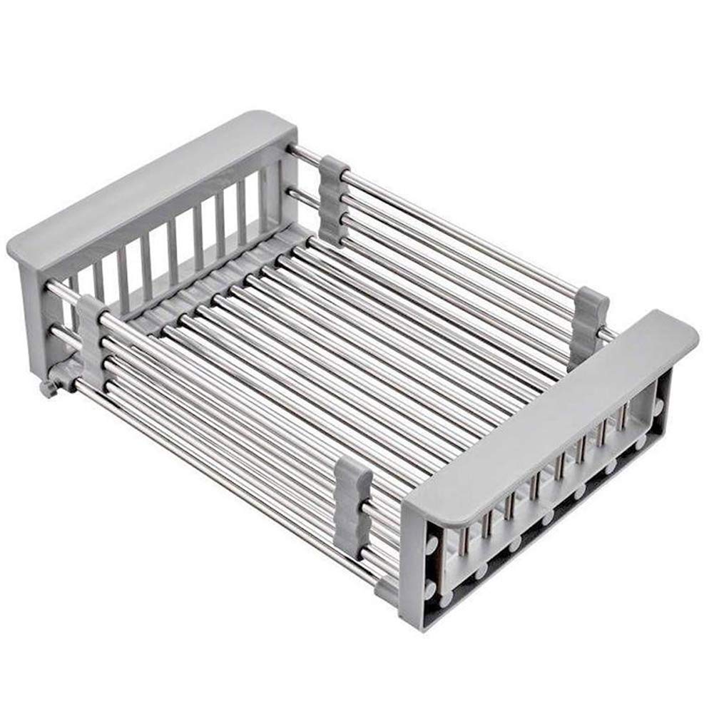 Fine Living - Extended Over Sink Drainer - Grey - Image 6