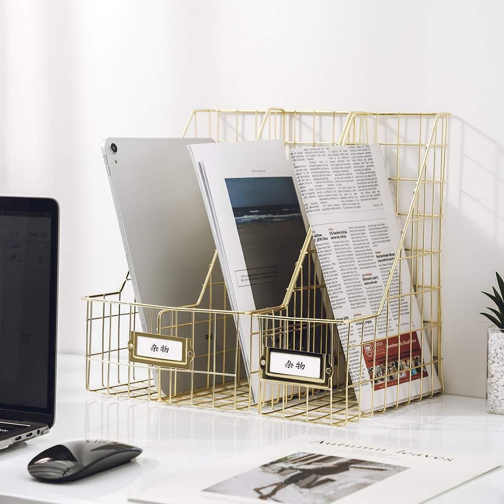 Fine Living File Holder - Gold - Image 4