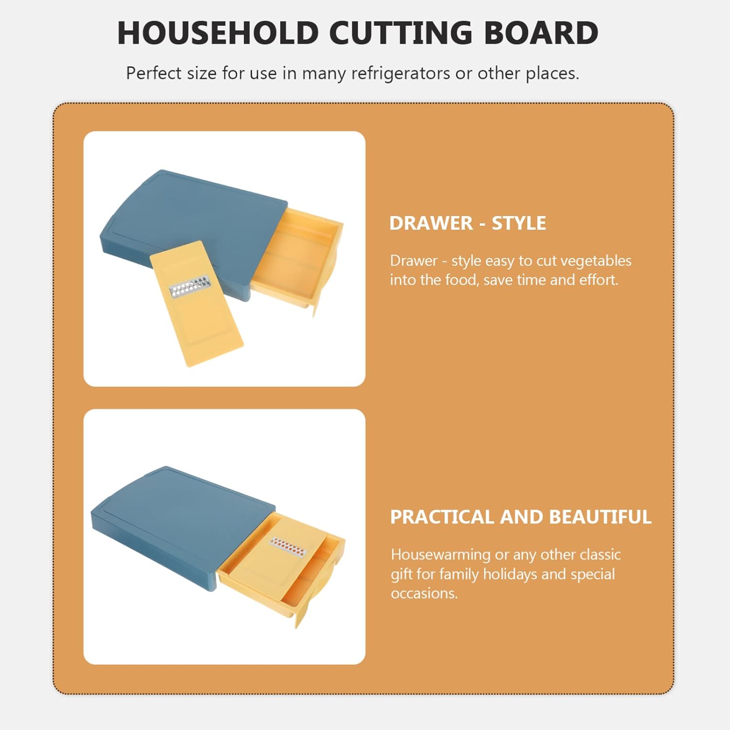 Fine Living Chop/Clear Board yellow/blue - Image 6
