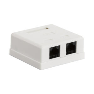 LinkQnet DOUBLE CAT 5 WALL BOX