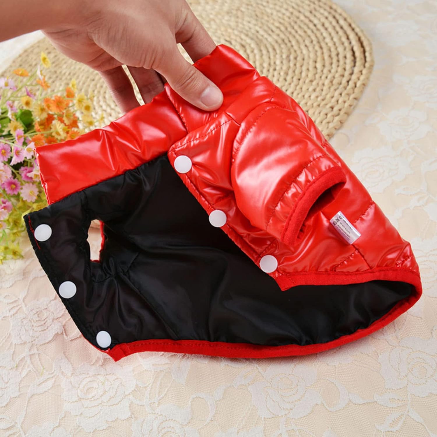 Snoozle Dog Jacket - Mediuml - Red - Rex - Image 7