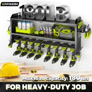 Eight Drill Holder Power Tool Organizer