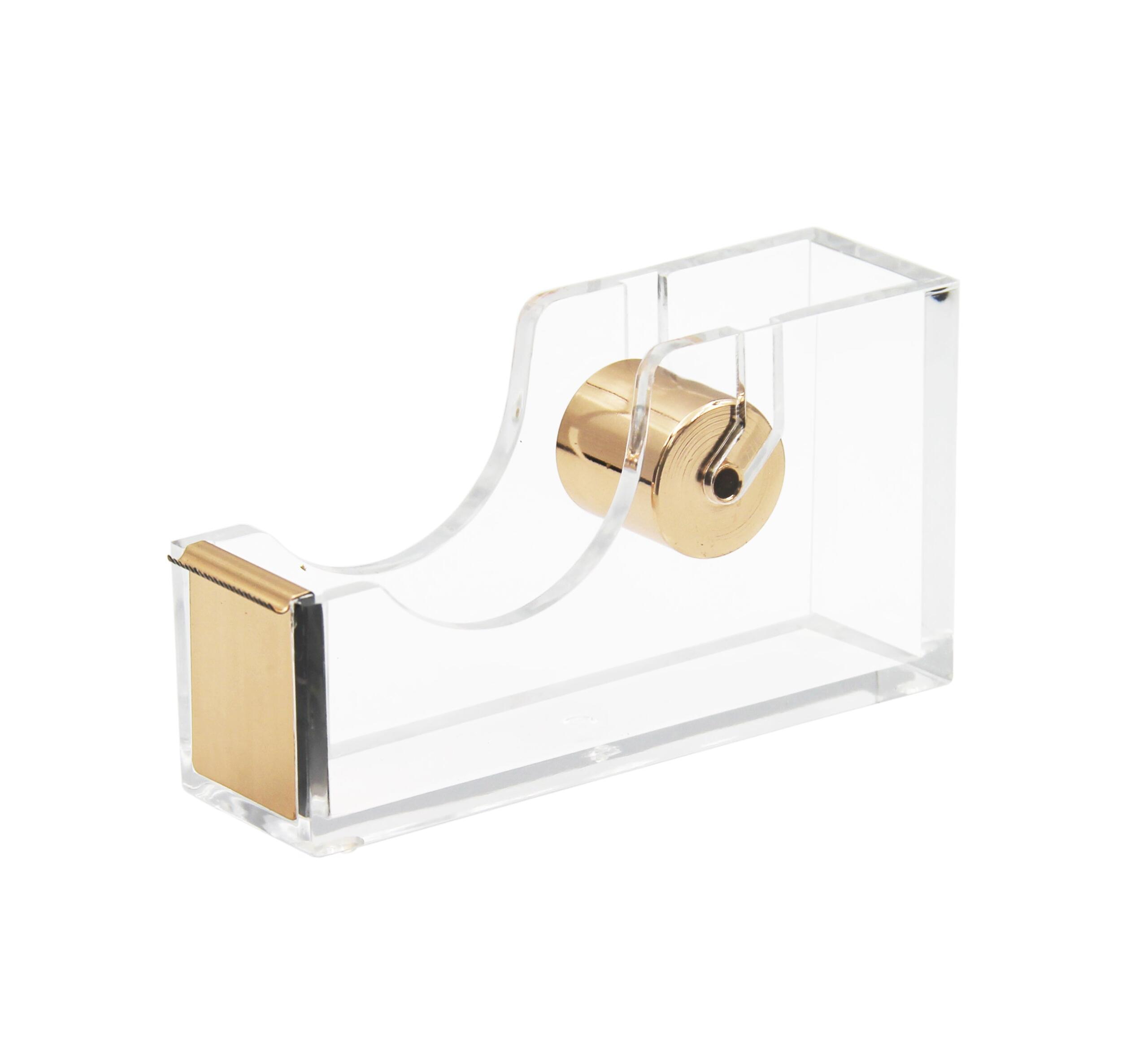 Acrylic Sellotape Holder - Gold - Image 5