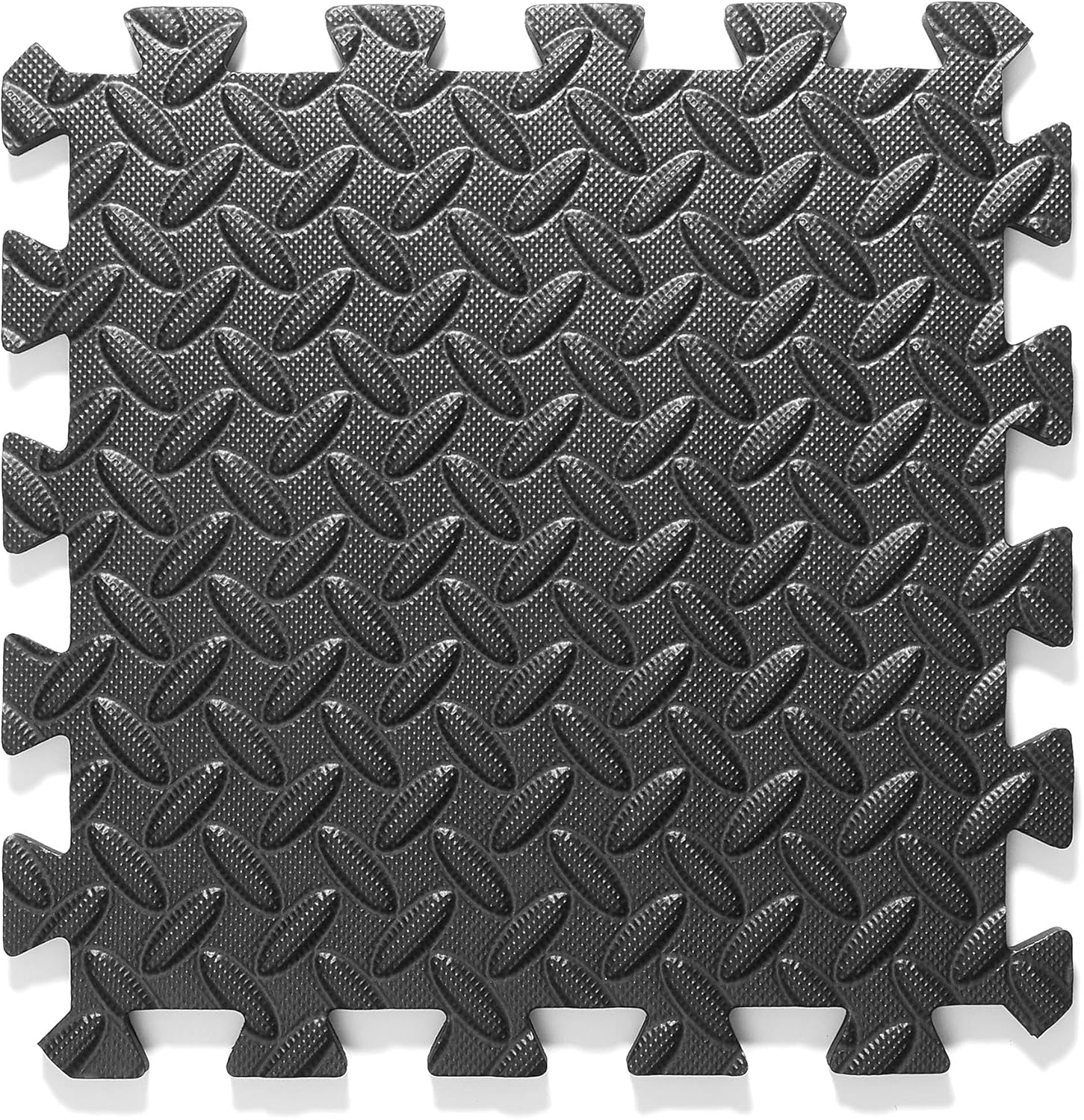 Pro EVA Foam 60*60cm Interlocking Tiles -4pc - Black - Image 10
