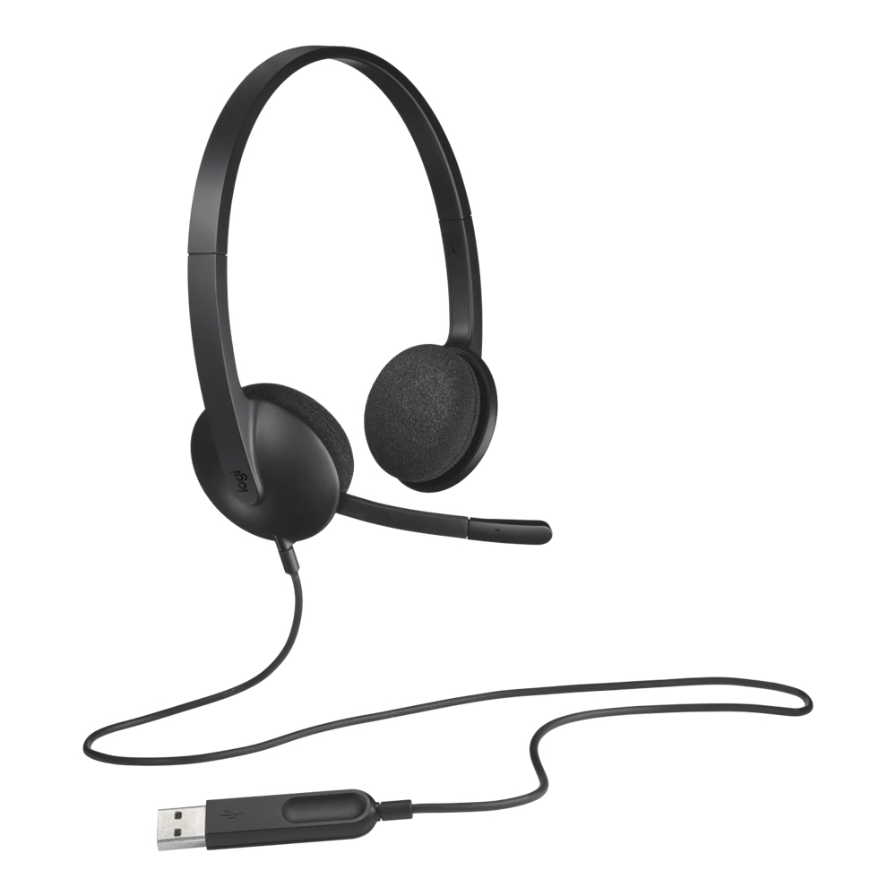 Logitech H340 USB COMPUTER HEADSET WITH NOISE CANC