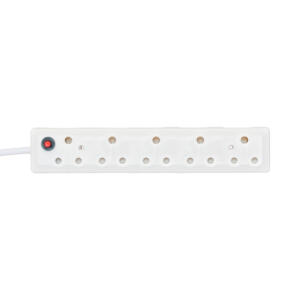 LinkQnet 5-PORT DEDICATED WHITE MULTIPLUG 5X16A