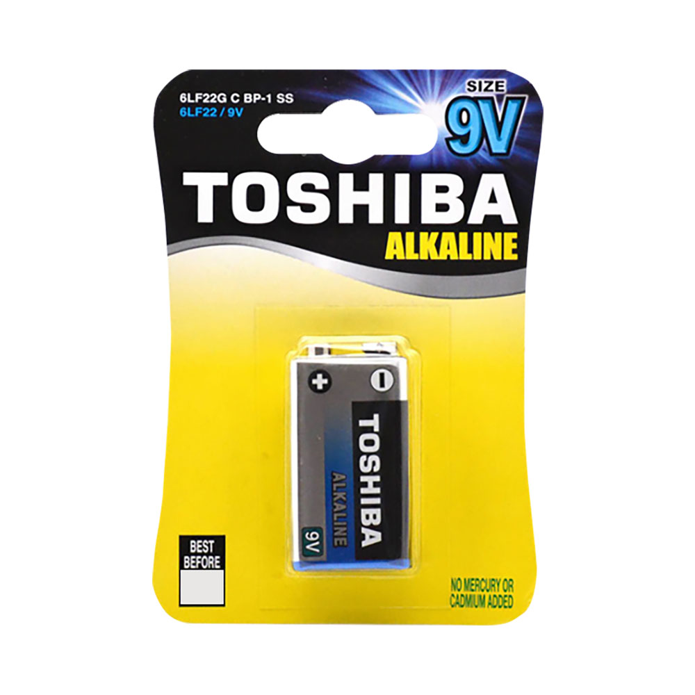 Toshiba ALKALINE 9V BLISTER PACK 1 (6LR61GCP BP-1)