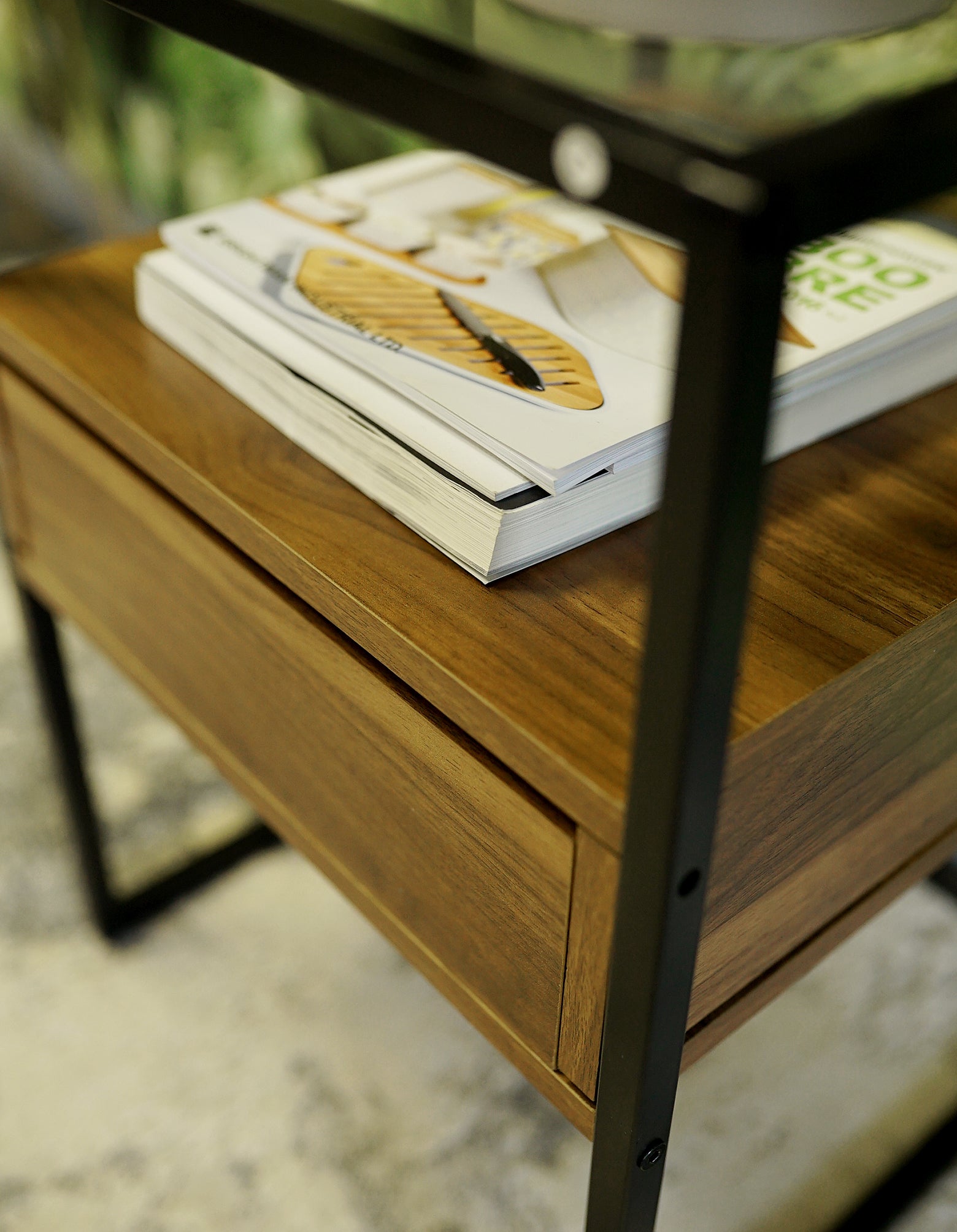 Fine Living Athens Side Table - Wood - Image 5