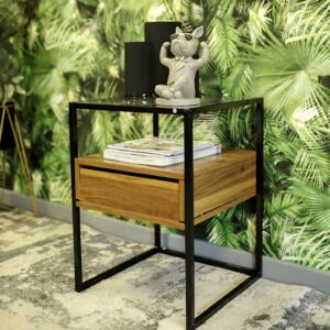 Fine Living Athens Side Table - Wood