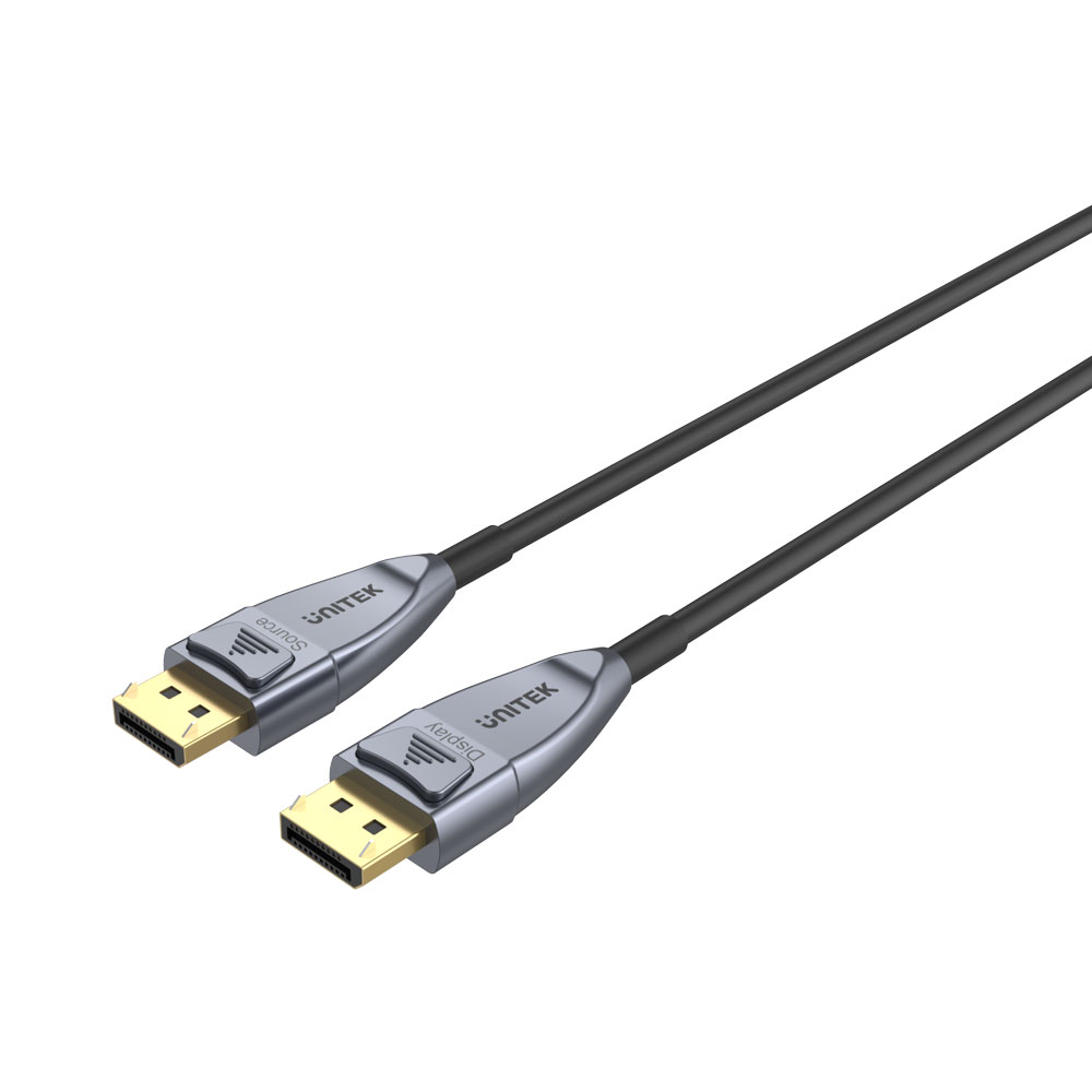 Unitek C1615GY 5M 8K ACTIVE OPTICAL DISPLAYPORT 1.4 CABLE