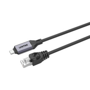 Unitek C18148AGY01-3M 3M TYPE-C TO GIBABIT ETHERNET CABLE