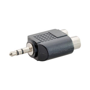 Vcom 3.5MM STEREO MALE TO 2 RCA FEMALE (CA501)
