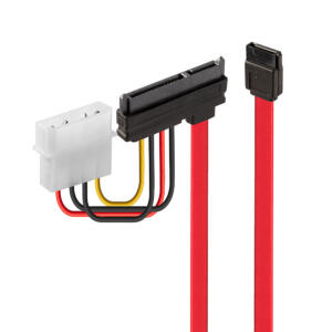 LinkQnet (RU) 0.3M INTERNAL SATA COMBO RED CABLE