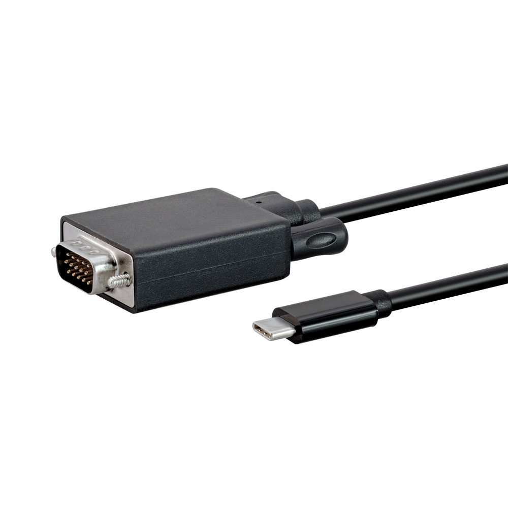 LinkQnet 5M TYPE-C TO VGA CABLE, 1080P, 60HZ