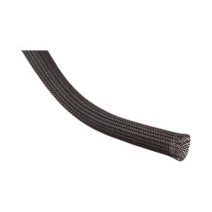 Techflex 1M CLEAN CUT BRAID 12.7MM PET BLACK (CCP0.50BK)