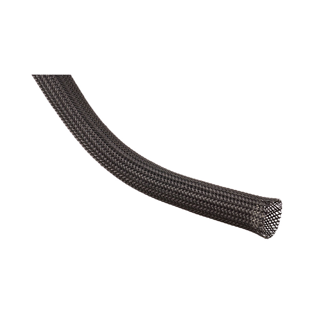 Techflex 1M CLEAN CUT BRAID 50.8MM BLACK (CCP2.00BK)