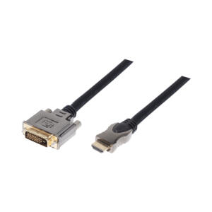 Vcom 10M DVI TO HDMI METAL HOOD BRAID CABLE(CG483G-10)