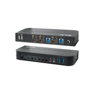 CLUB3D 2 PORT HDMI KVM SWITCH + AUDIO + USB HUB(4K 60HZ)