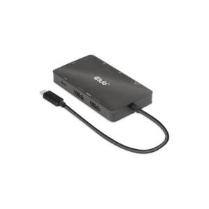 CLUB3D USB TYPE-C TO DUAL DISPLAYPORT 4K60HZ 7-IN-1..