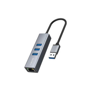 CABLETIME CB55G 3-PORT USB3.0 HUB WITH GIGABIT ETHERNET ADAPTER (CT-AMLU3-AG)