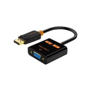 CABLETIME CP25B 20CM 1080P @60HZ DISPLAYPORT TO VGA ADAPTER (CT-AV586-03G-B0.2)