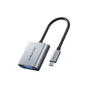 CABLETIME CP17A 1080P USB TYPE-C TO VGA FEMALE ADAPTER (CT-C160-PU31-CMVGA1)