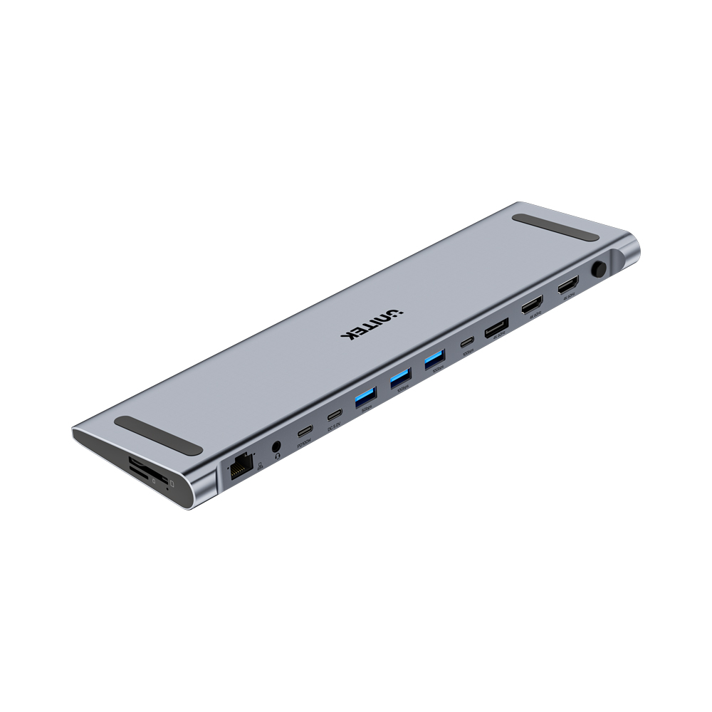 Unitek USB-C TRIPLE 4K KVM DS 100W(15IN1) (D1106A)