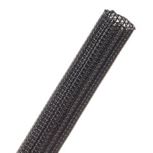 Techflex 1M F6 360 BLACK TUBE BRAIDED SLEEVING (F360.75BK)