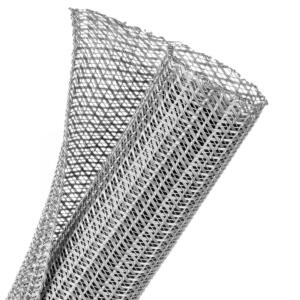 Techflex 1M PLATINUM GREY WRAP SPLIT BRAID TUBE (F6N1.50PG)
