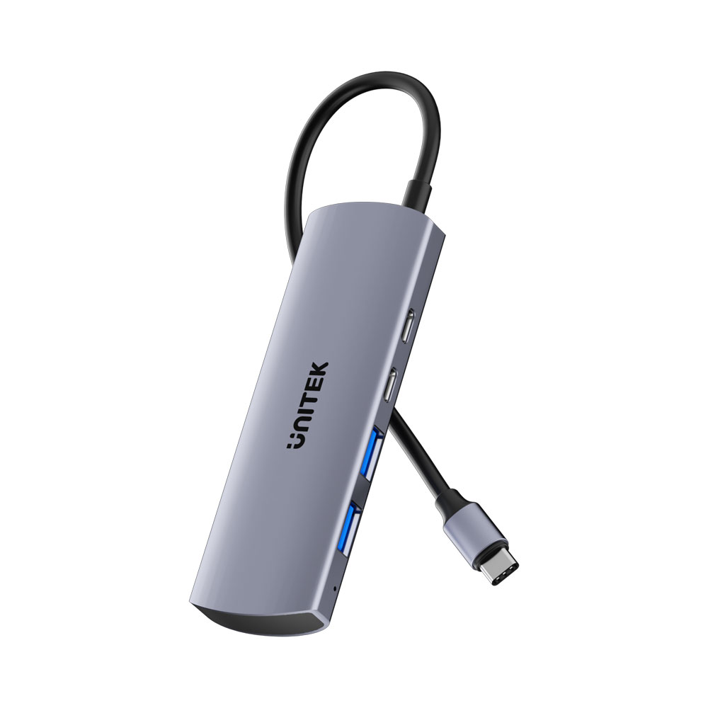 Unitek 4IN1 USB-C 10GPS HUB GRY(H1112D)