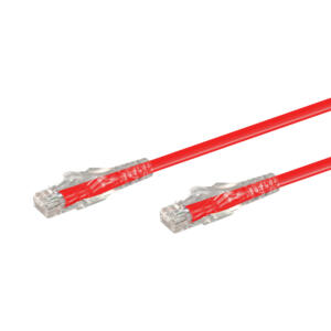 LinkQnet 15M CAT6 MOULDED FLYLEAD - RED