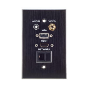 Lucktech WALL PLATE 1X VGA, 1X HDMI, 1X AUD, 1X LAN, 1X VID