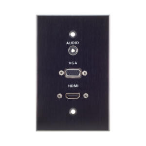 Lucktech WALL PLATE 1X VGA, 1X HDMI, 1X AUD