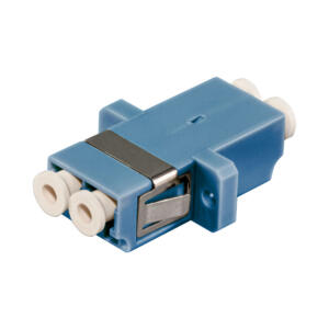 LinkQnet FIBRE DUP LC SM MIDCOUPLER CERAMIC SLEEVE BLUE