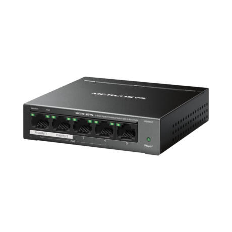 Mercusys 5-PORT GB DESKTOP SWITCH WITH 4-PORT POE+