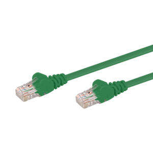 LinkQnet 2M RJ45 CAT5E ANTI-SNAG MOULDED PVC NETWORK FLYLEAD - GREEN