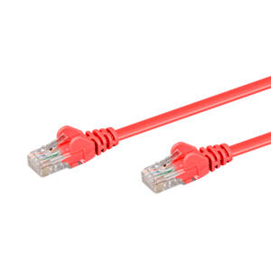 LinkQnet 20M RJ45 CAT5E ANTI-SNAG MOULDED PVC NETWORK FLYLEAD - RED