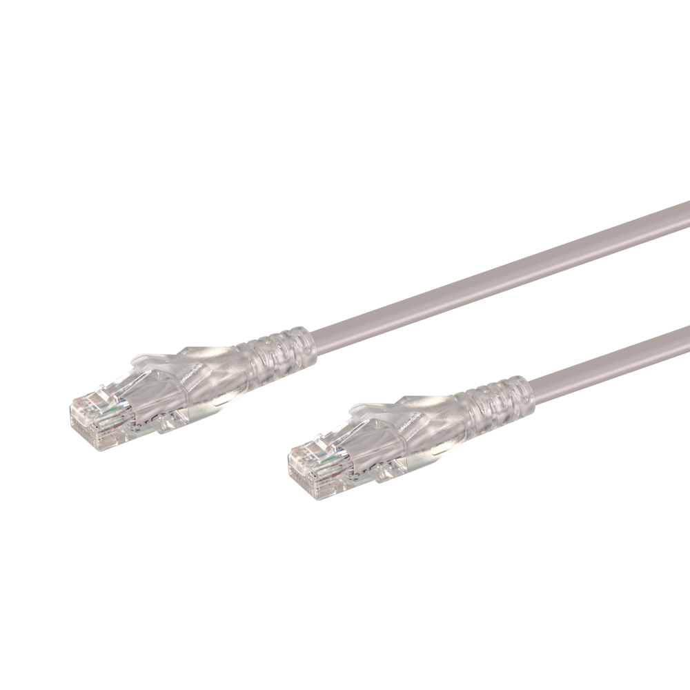 LinkQnet 10M RJ45 CAT6 ANTI-SNAG MOULDED PVC NETWORK FLYLEAD - GREY