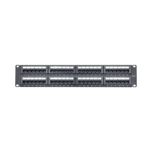 LinkQnet 2U 48-PORT CAT6 UTP PATCH PANEL - NO CABLE MANAGEMENT
