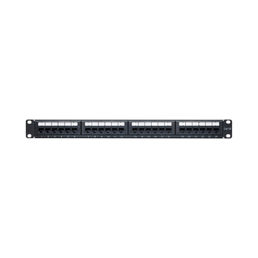LinkQnet 24-PORT CAT5 UTP PATCH PANEL - NO CABLE MANAGEMENT