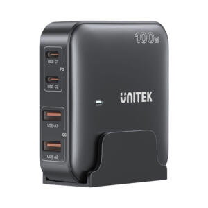 Unitek 100W MAX GAN SMART CHARGE STATION(P1229ABK)