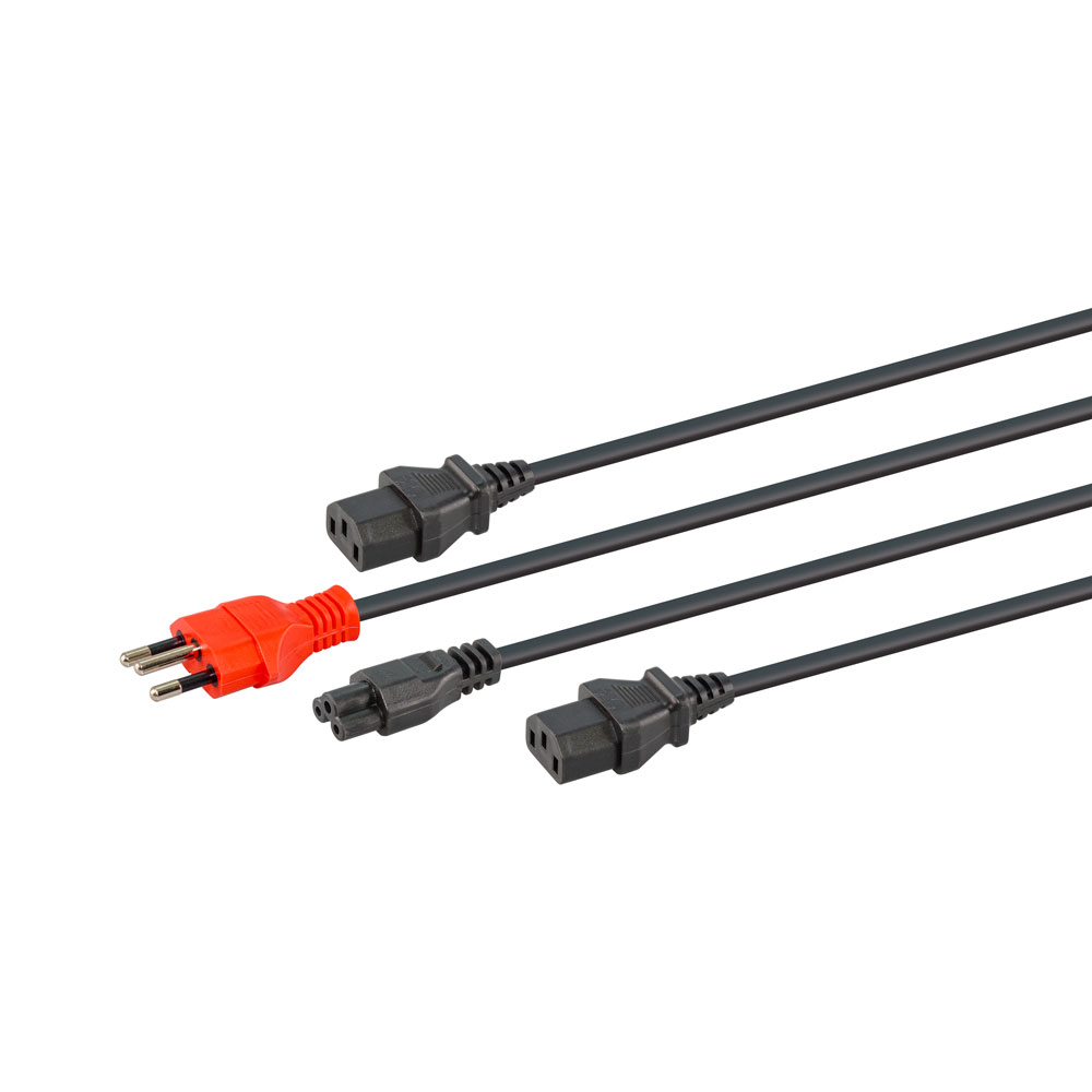LinkQnet 4M PARTIALLY DEDICATED TO 2 X IEC 1 X CLOVER CABLE
