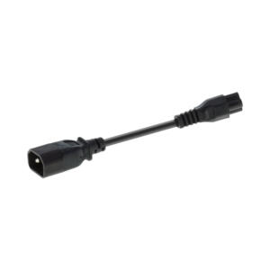LinkQnet 15CM CLOVER T0 IEC MALE {C14}POWER ADAPTER
