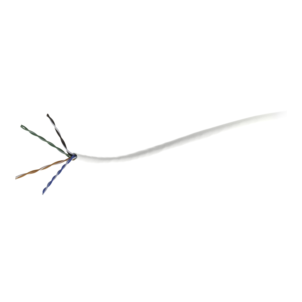 LinkQnet CAT5E UTP SOLID NETWORK CABLE - WHITE (SOLD PER METER OR 500M DRUM)