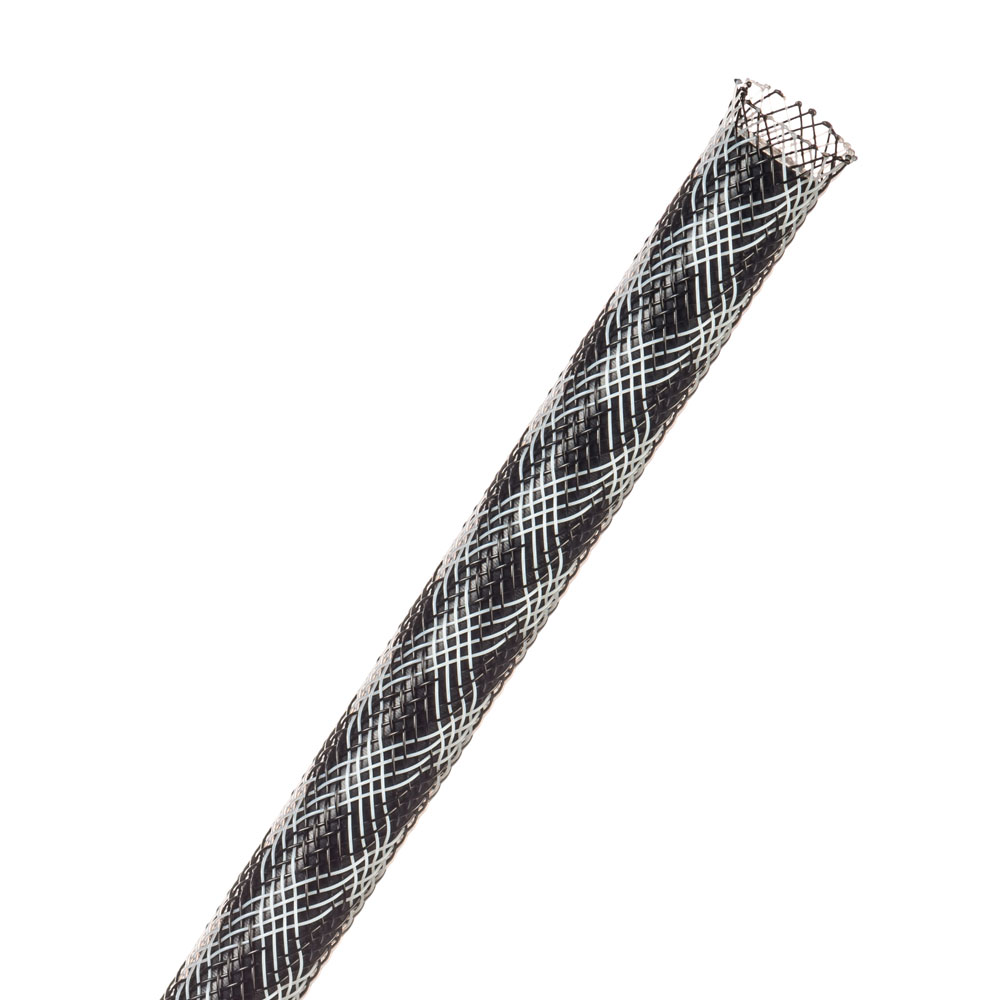 Techflex 1M BUNDLE BRAID 6.4MM CHECKERED FLAG (PTN0.25CF)