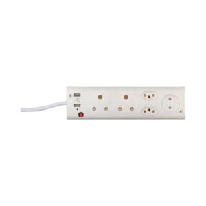 LinkQnet 5-PORT MULTI PLUG(2X16A)(2X16A )(2XUSB)R-35USB*